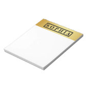 Antikes Gold Notizblock (Rotiert)