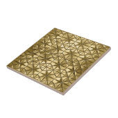 Antikes Gold-Sternenexplosions-Geometrisches #8 ID Fliese (Seite)