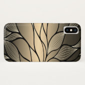 Antikes Gold Verlassen Muster Case-Mate iPhone Hülle (Rückseite (Horizontal))