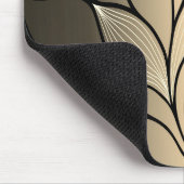 Antikes Gold Verlassen Muster Mousepad (Ecke)