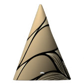 Antikes Gold Verlassen Muster Partyhütchen (Rechts)