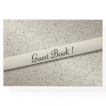 Antikes goldenes Glitter-Gästebuch