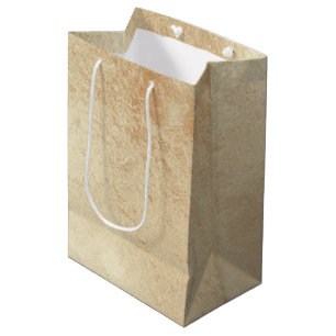 Antikes goldenes mittelgroßes Geschenkband Mittlere Geschenktüte