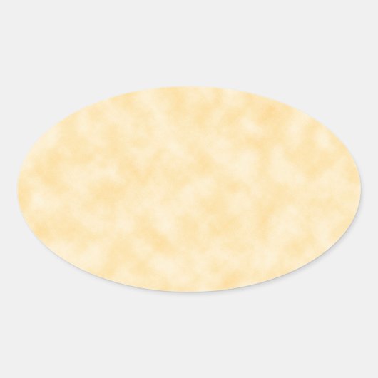 Antikes goldenes Pergament Hintergrund Ovaler Aufkleber (Vorderseite)