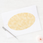 Antikes goldenes Pergament Hintergrund Ovaler Aufkleber (Umschlag)