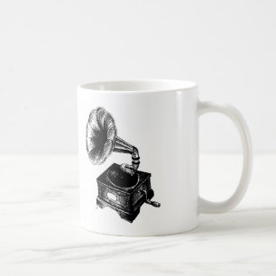 Antikes Grammophon Kaffeetasse
