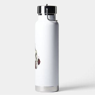 Antikes graviertes Glauben Stärke Grafikdesign_1 Trinkflasche