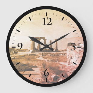 Antikes Griechenland Alt-Korinth Apollotempel Uhr