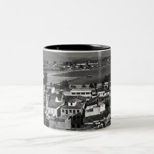 Antikes Griechenland Delphi Altes Palast Athen Zweifarbige Tasse