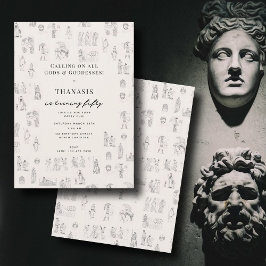 Antikes Griechenland Klassische griechische Geschi Einladung