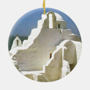 Antikes Griechenland, Mykonos, Griechisch-Orthodox Keramikornament