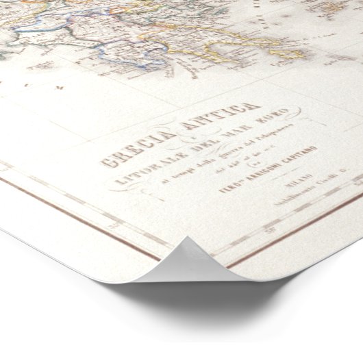 Antikes Griechenland Poster (Ecke)