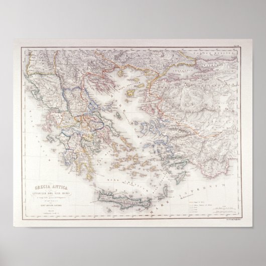 Antikes Griechenland Poster (Vorne)