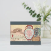 Antikes Griechenland Postkarte (Stehend Vorderseite)
