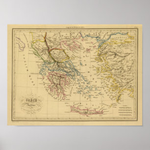 Antikes Griechenland zu Beginn der Christlichen Är Poster