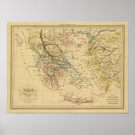 Antikes Griechenland zu Beginn der Christlichen Är Poster (Vorne)