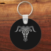 Antikes Griechisches Minotaur-Gesicht Schlüsselanhänger (Vorderseite)