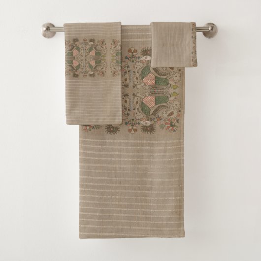 Antikes griechisches Muster Badhandtuch Set (Insitu)