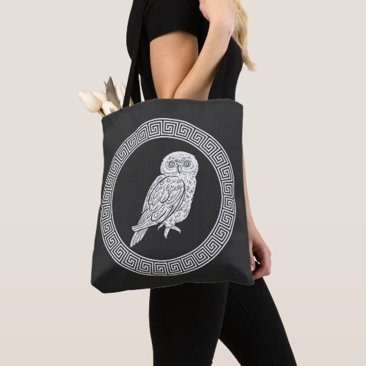 Antikes griechisches Owl Tasche (Von Nahem)