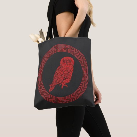 Antikes griechisches Owl Tasche (Von Nahem)