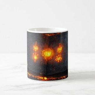 antikes Grimoire mit dunklen Seiten Kaffeetasse