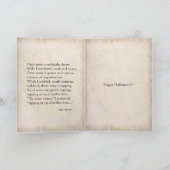 Antikes Halloween ~Edgar Allan Poe Karte (Innenseite)