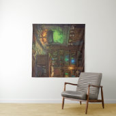 Antikes Hexen-Zauberer-Home-Studio Wandteppich (Beispiel (Horizontal))