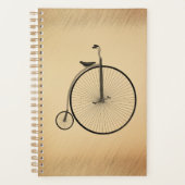 Antikes Hochrad-Fahrrad Rustikal Planer (Vorderseite)