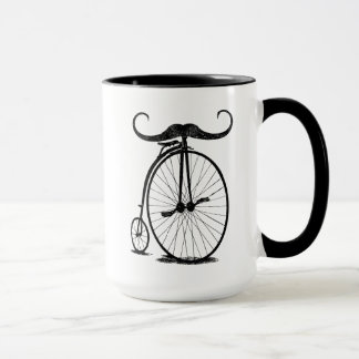 Antikes Hochrad Fahrradlenker Schnurrbart Tasse
