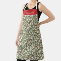 Antikes Holly-Muster mit Name