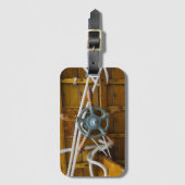 Antikes hölzernes Boot Gepäckanhänger (Vorderseite Vertikal)