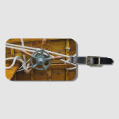 Antikes hölzernes Boot Gepäckanhänger (Vorderseite (Horizontal))