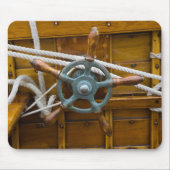 Antikes hölzernes Boot Mousepad (Vorne)