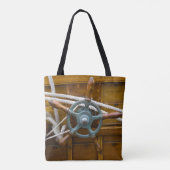 Antikes hölzernes Boot Tasche (Rückseite)