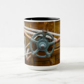 Antikes hölzernes Boot Tasse (Zentrum)