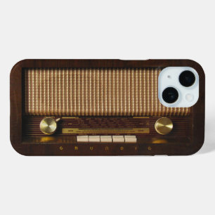 Antikes Holzradio Case-Mate iPhone Hülle