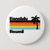Antikes Honolulu Hawaii Button (Vorderseite)