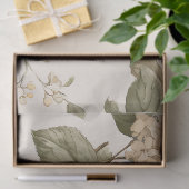 Antikes Hortensien-Sträußemuster Seidenpapier (Geschenk)