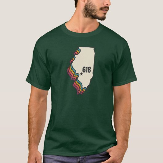Antikes Illinois T-Shirt (Vorderseite)