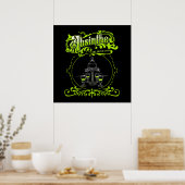 Antikes illustriertes Absinth-Set Poster (Küche)