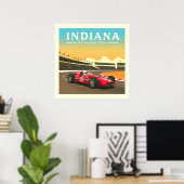 Antikes Indiana Poster (Heimbüro)