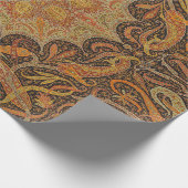 Antikes indisches Boteh Muster Geschenkpapier (Ecke)