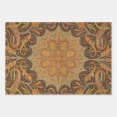 Antikes indisches Boteh Muster Geschenkpapier Set (Vorderseite)