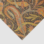 Antikes indisches Boteh Muster Seidenpapier (Detail)