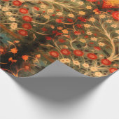 Antikes indisches Textildesign Geschenkpapier (Ecke)