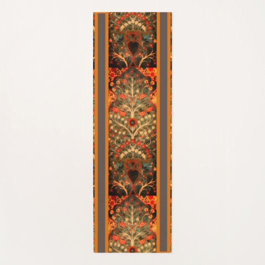 Antikes indisches Textildesign Yoga Mat Yogamatte (Vorderseite)