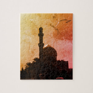 Antikes Irak Bagdad Moschee Taxis Puzzle