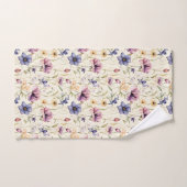 Antikes Iris-Blumenmuster Badhandtuch Set (Handtuch)