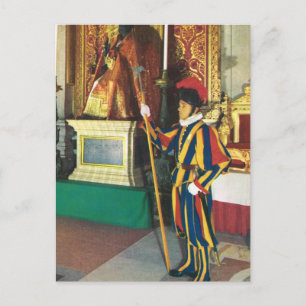 Antikes Italien, Rom Vatikan, Schweizergarde Postkarte