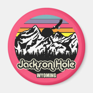 Antikes Jackson Hole Wyoming Magnet